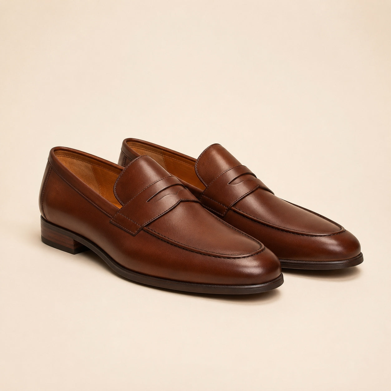 Brown loafer