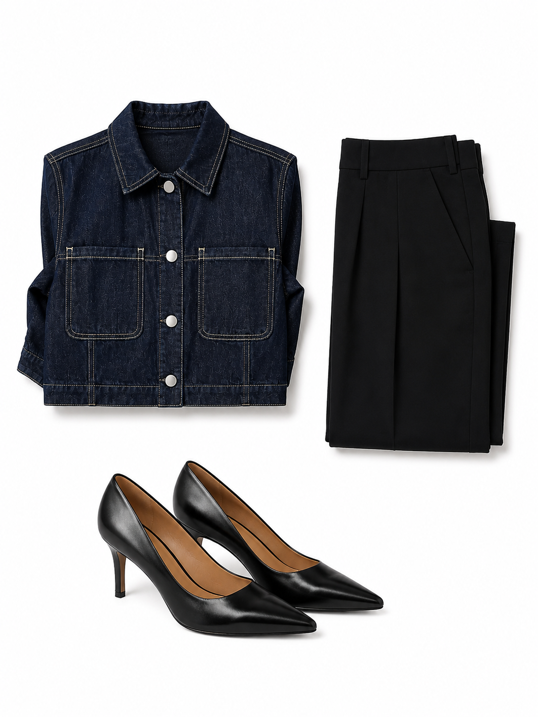Navy & Black Smart Casual