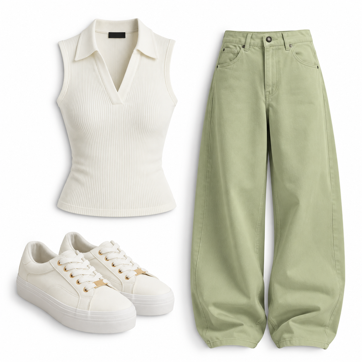 Women’s Sage Weekend Outfit