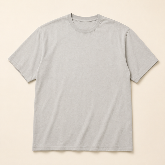 Grey neck t-shirt