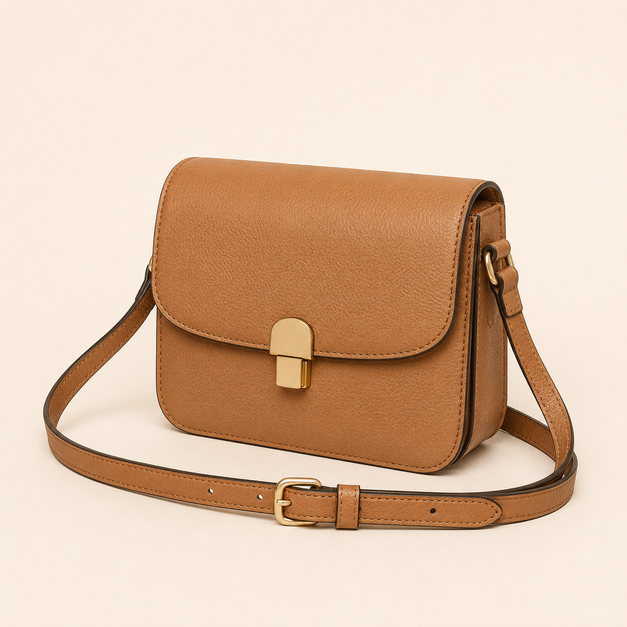 Leather weekend crossbody bag