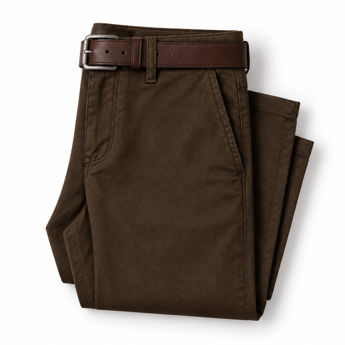 Cream Quarter-Zip Knit, Brown Chinos & Suede Boat Shoes
