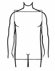 Men Inverted Triangle body shape