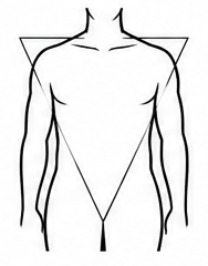 Men Oval body shape