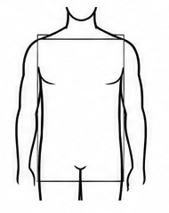 Men Rectangle body shape
