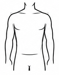 Men Trapezoid body shape
