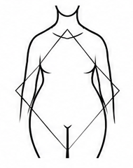 Women Diamond body shape