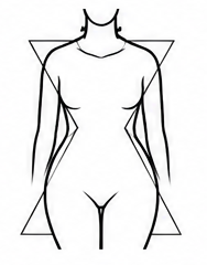 Women Hourglass body shape