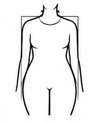 Women Inverted Triangle body shape